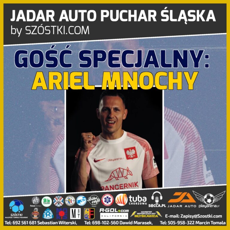 Ariel Mnochy honorowym Ambasadorem Pucharu Śląska!