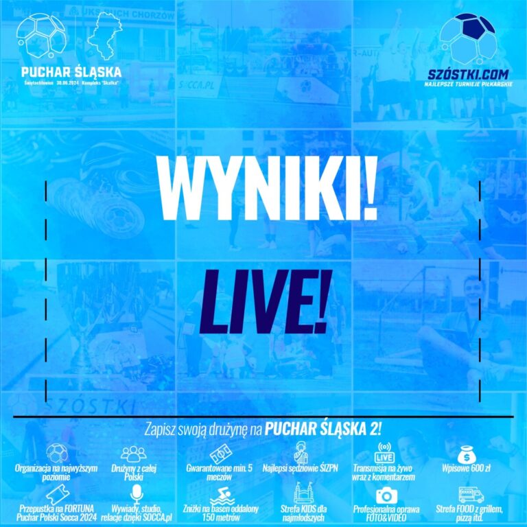WYNIKI NA ŻYWO – PUCHAR ŚLĄSKA 2!